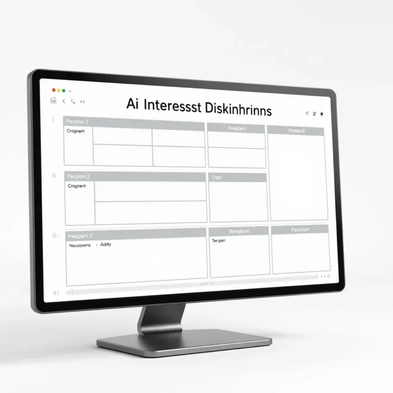 Template for AI Project Planning